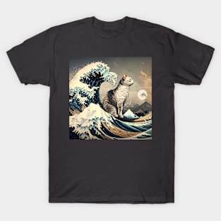 Cat of the wave T-Shirt